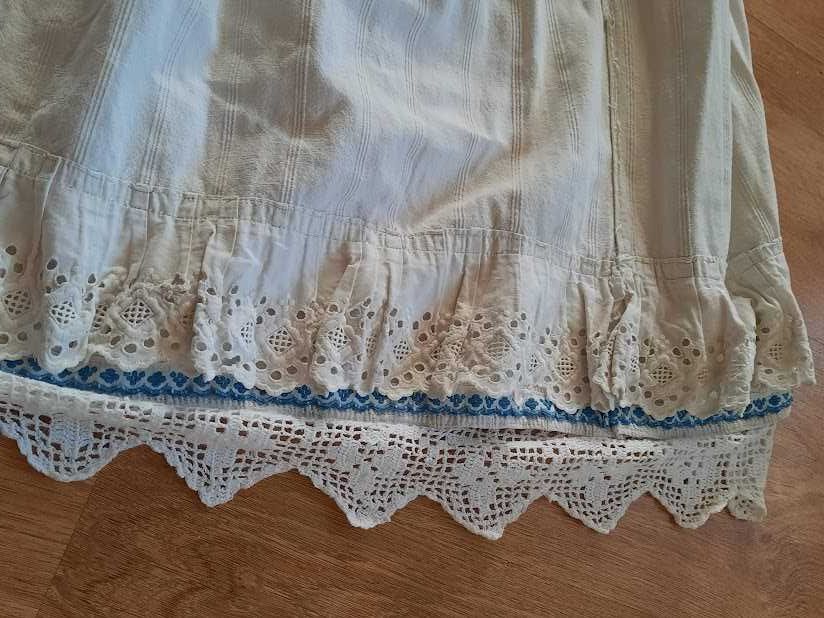 sumnă, sucnă, fustă din material fabricat in casa