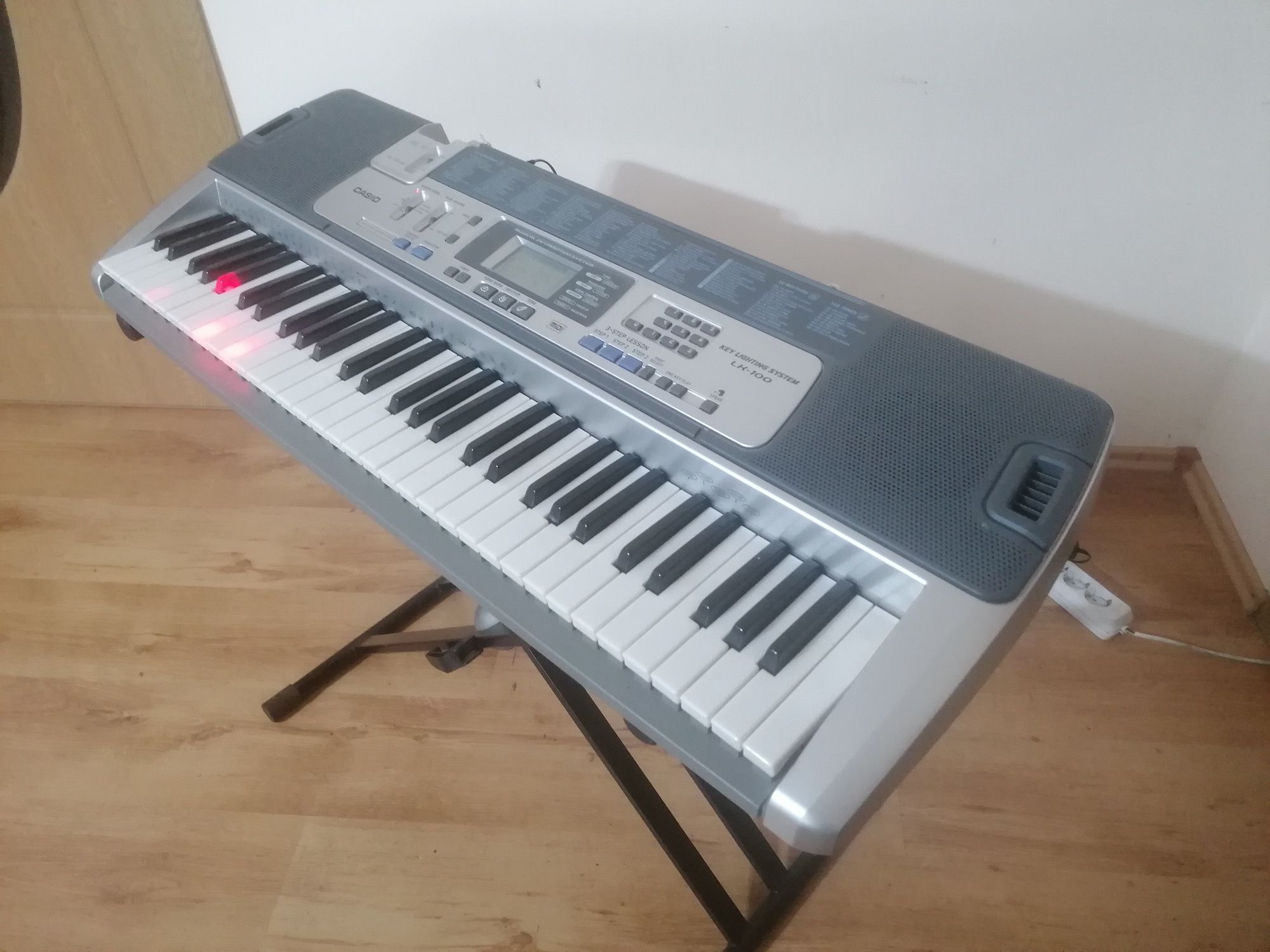 CASIO LK-100 iluminat microfon key Light midi controller