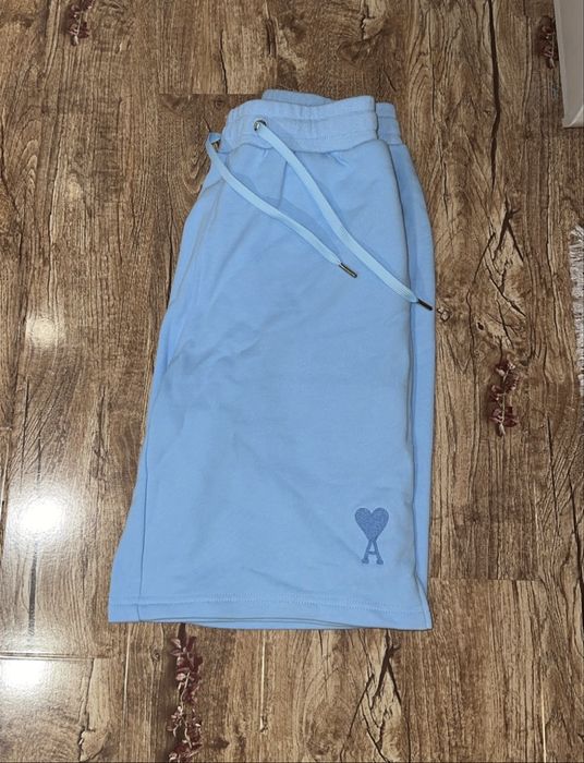Pantaloni scurti AMI Paris Alexandre Mattiussi Baby Blue S