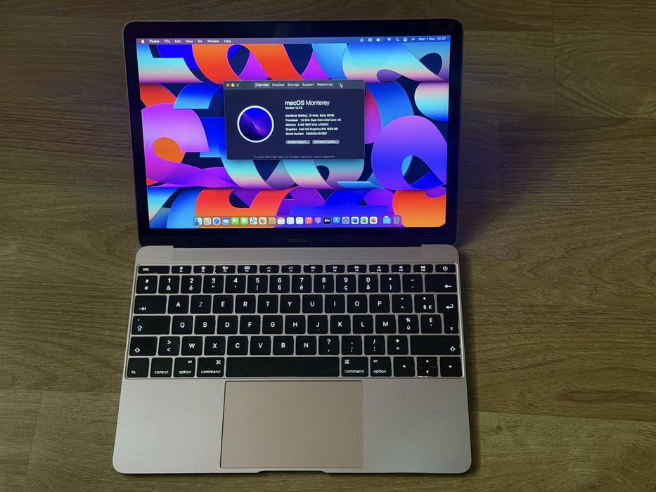 MacBook Retina, 12-inch, Early 2016 procesor Intel Core m5 512Gb SSD