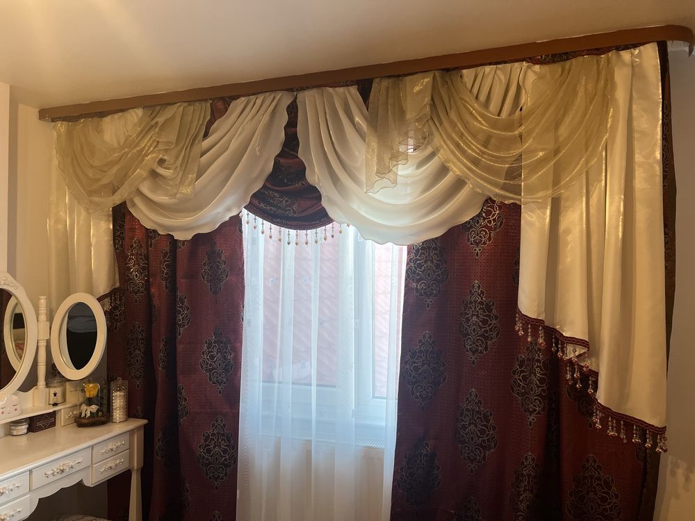 Draperii model deosebit cu mărgele