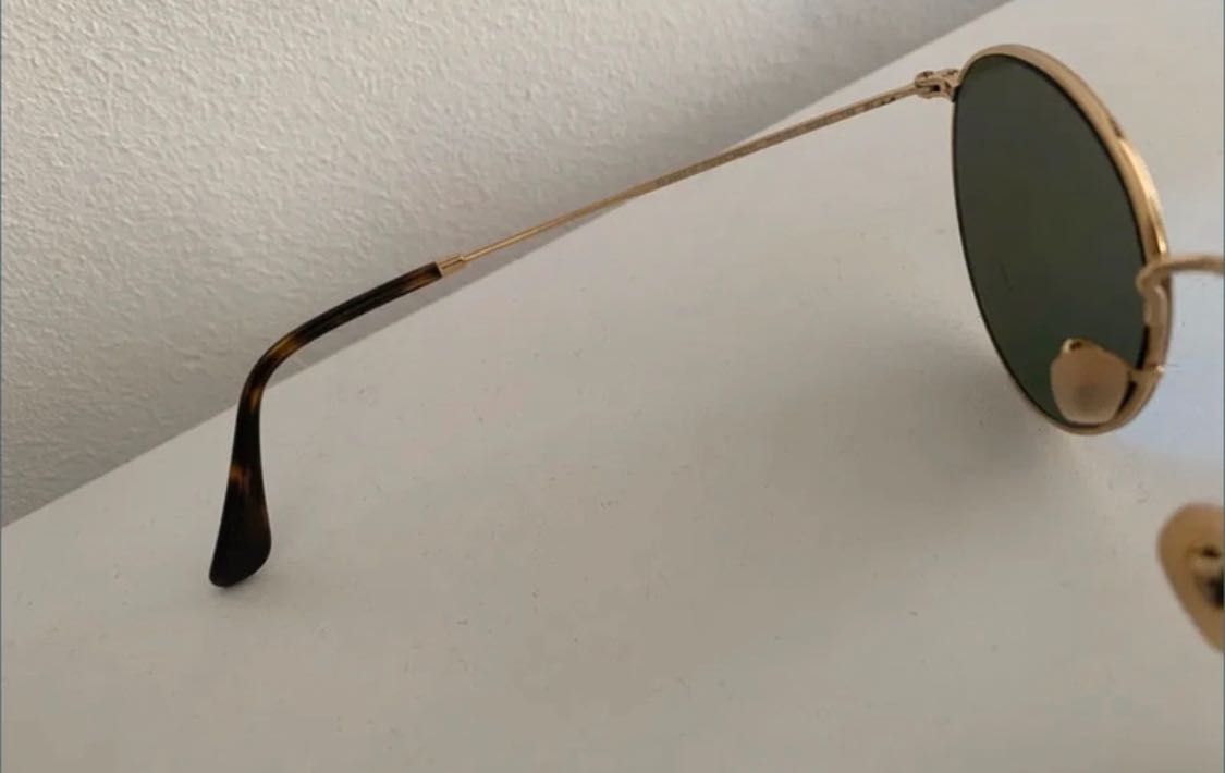 Ray Ban metal round