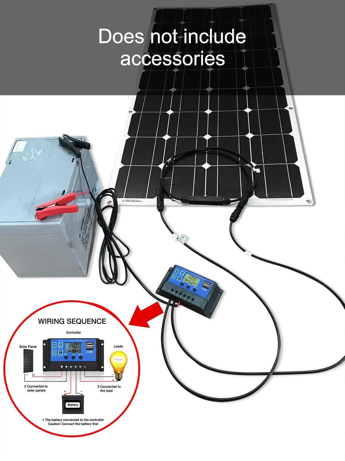Panou solar flexibil 100w monocristalin , 1,1 Kg, produs nou.