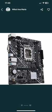 Placa de baza H610M-K + 16gb ram