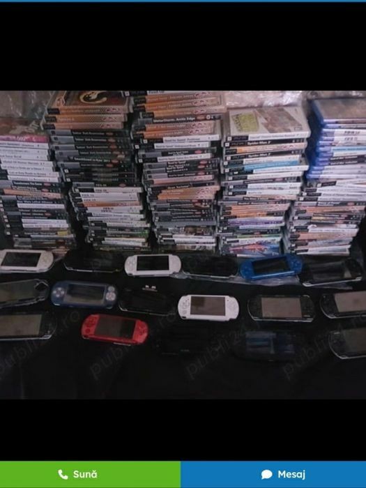 Vand loc colecție jocuri NINTENDO SWITCH PSP
