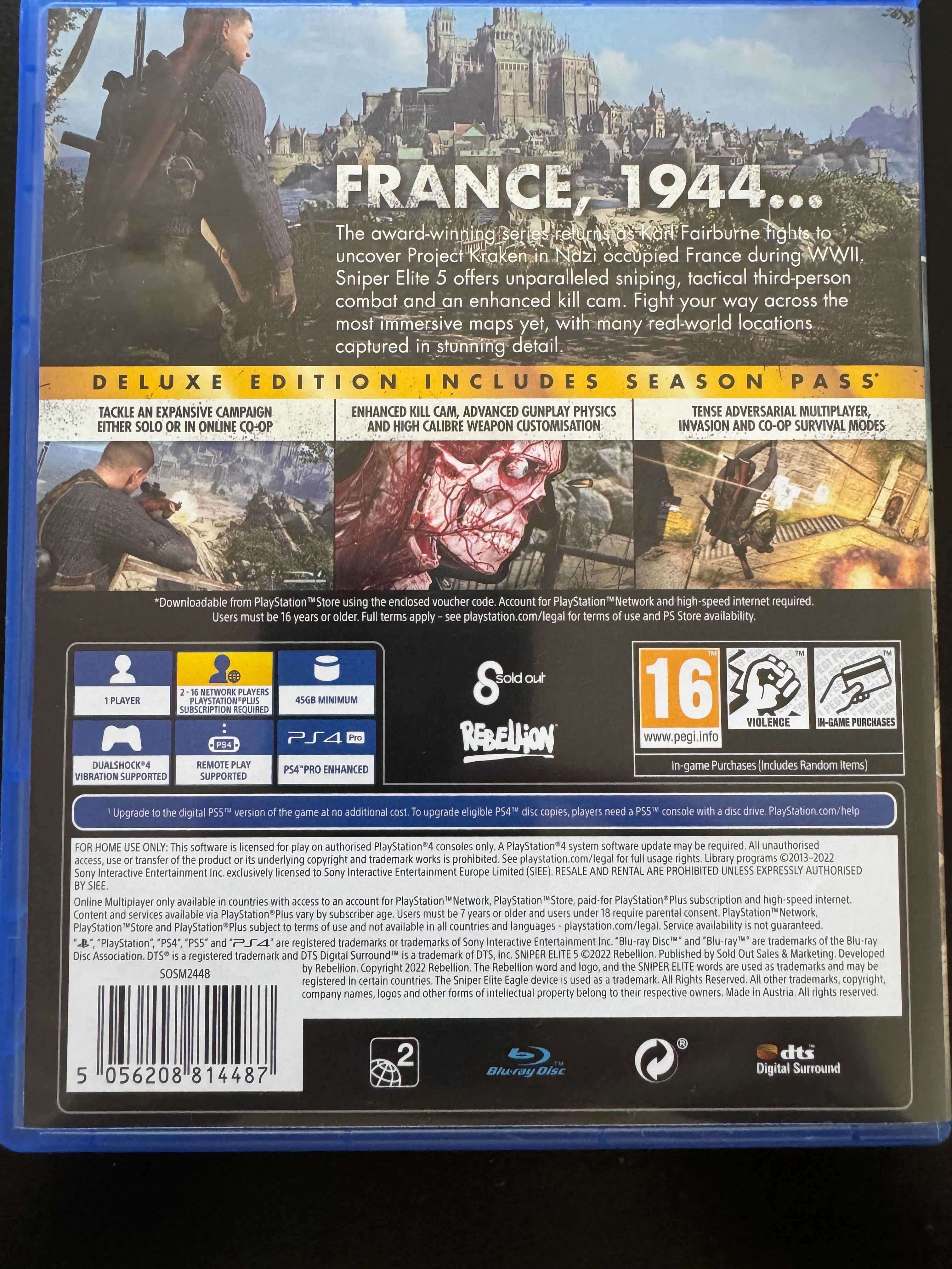 Sniper Elite 5 PS4