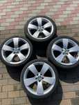 Jante aliaj originale Skoda R17 5X100 + anvelope de vara 205 45 R17