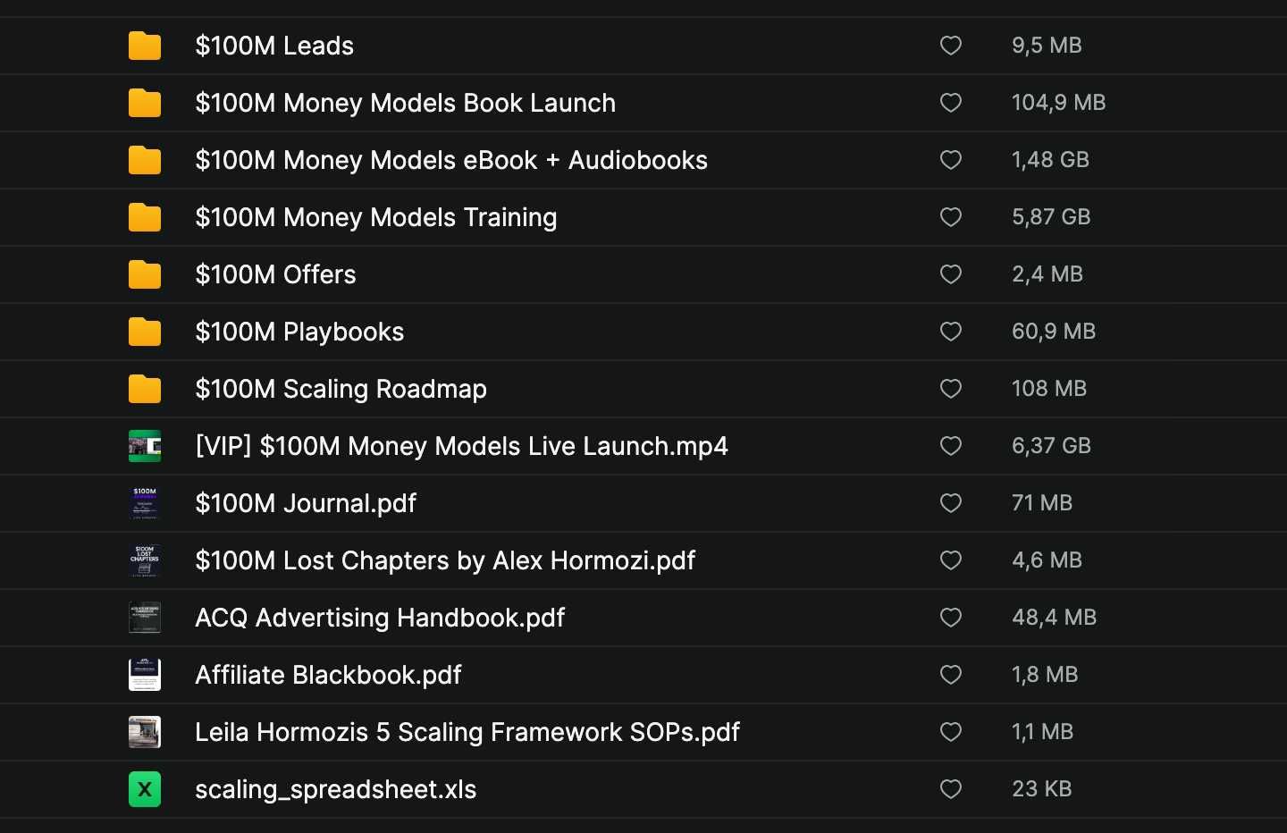Alex Hormozi 100M Money Models Bundle $6000 Стойност