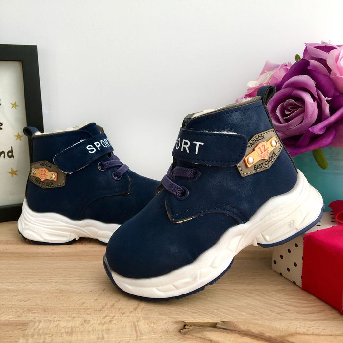 Adidasi maro albastri imblaniti cu scai ghete bocanci 21 22 23 24 25