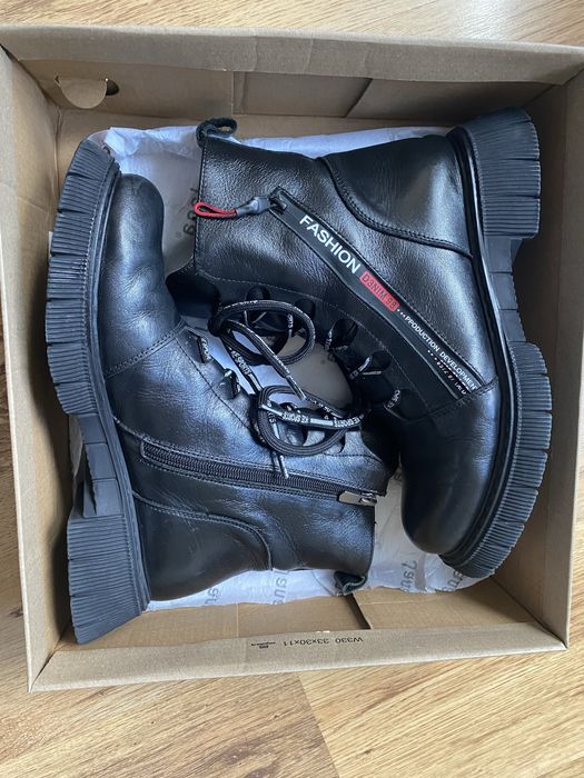 Кожени боти естествена кожа