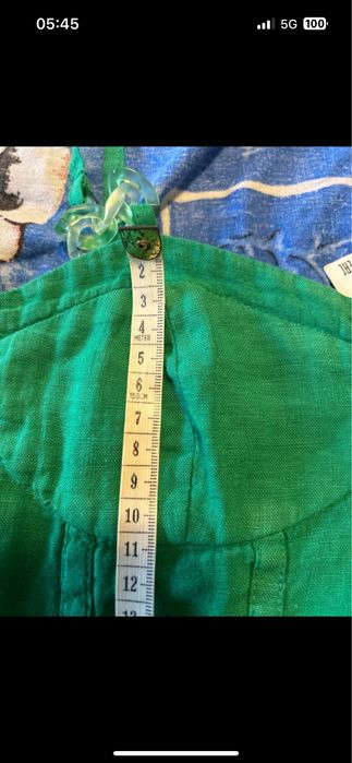 Rochie de vara, de in tip corset Zara cupe definite verde 38