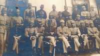 Fotografie mare ,veche ,vw1 militari,ofițeri Austroungaria
