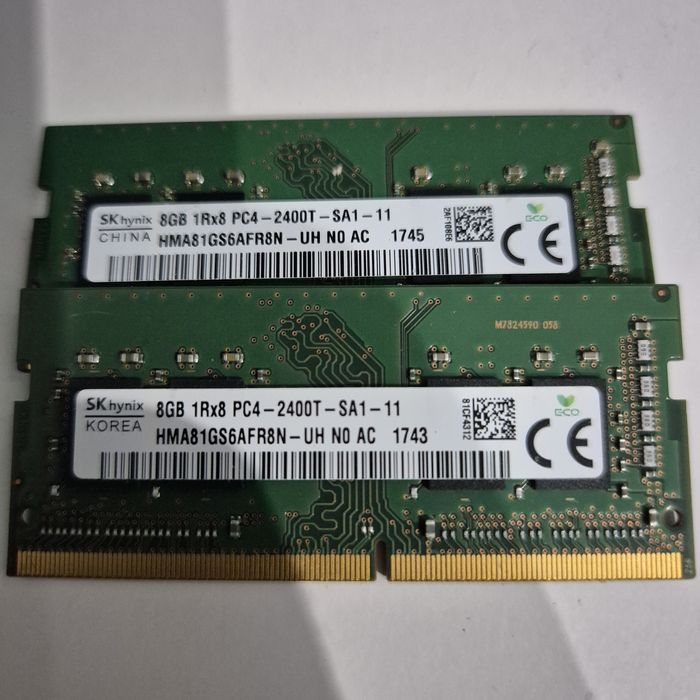 Memorie RAM laptop 8GB DDR4 2133Mhz/2400Mhz/2666 Mhz SODIMM
