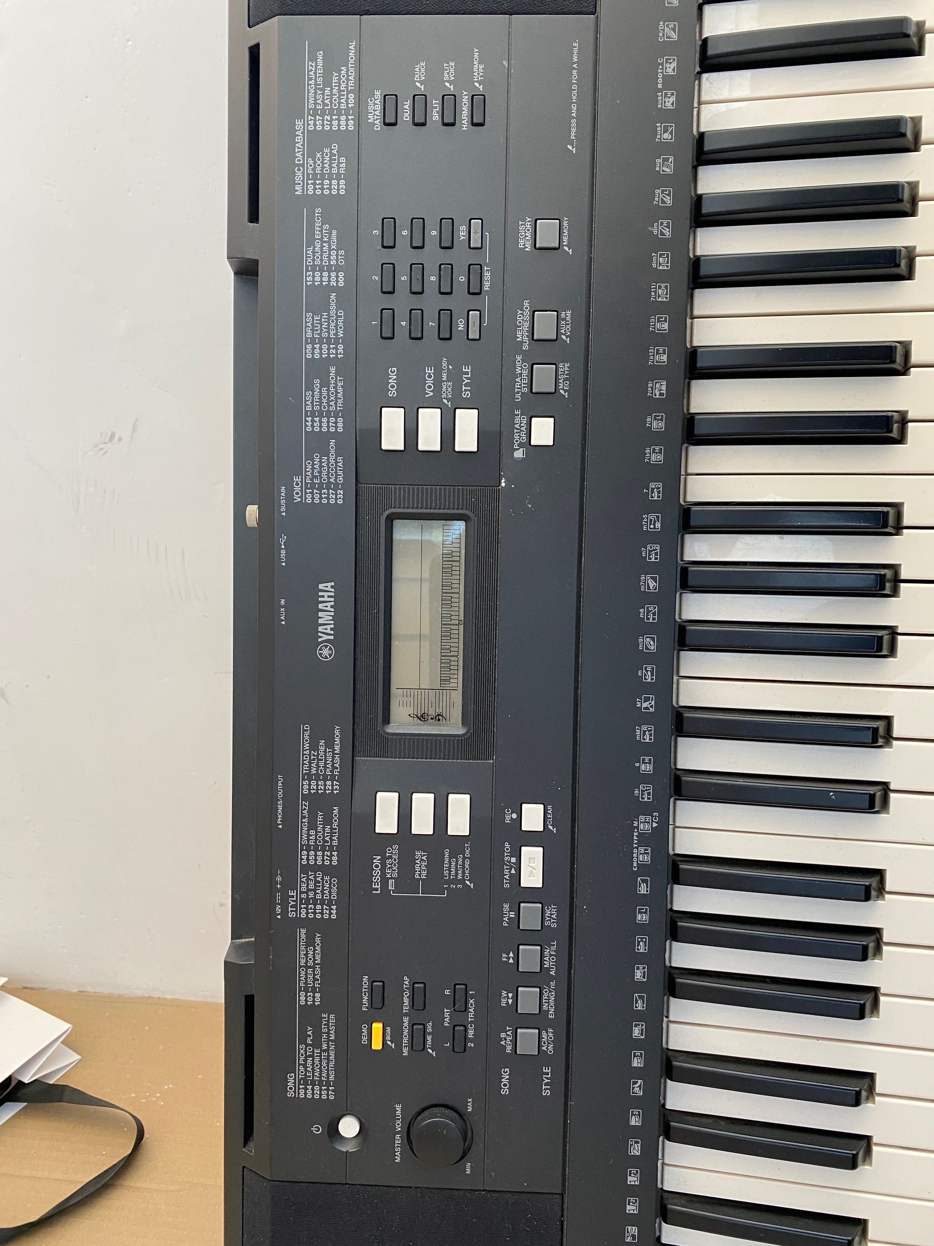 синтезатор yamaha psr e343