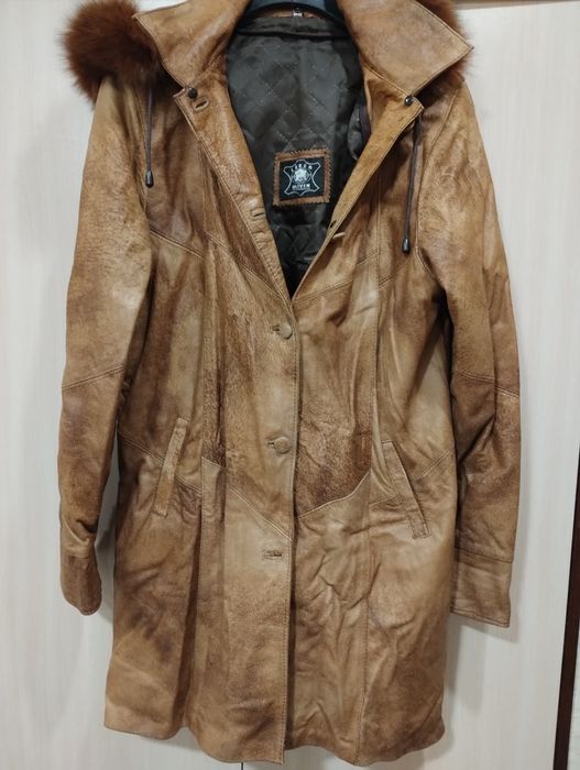 Дамско Палто Естествена кожа