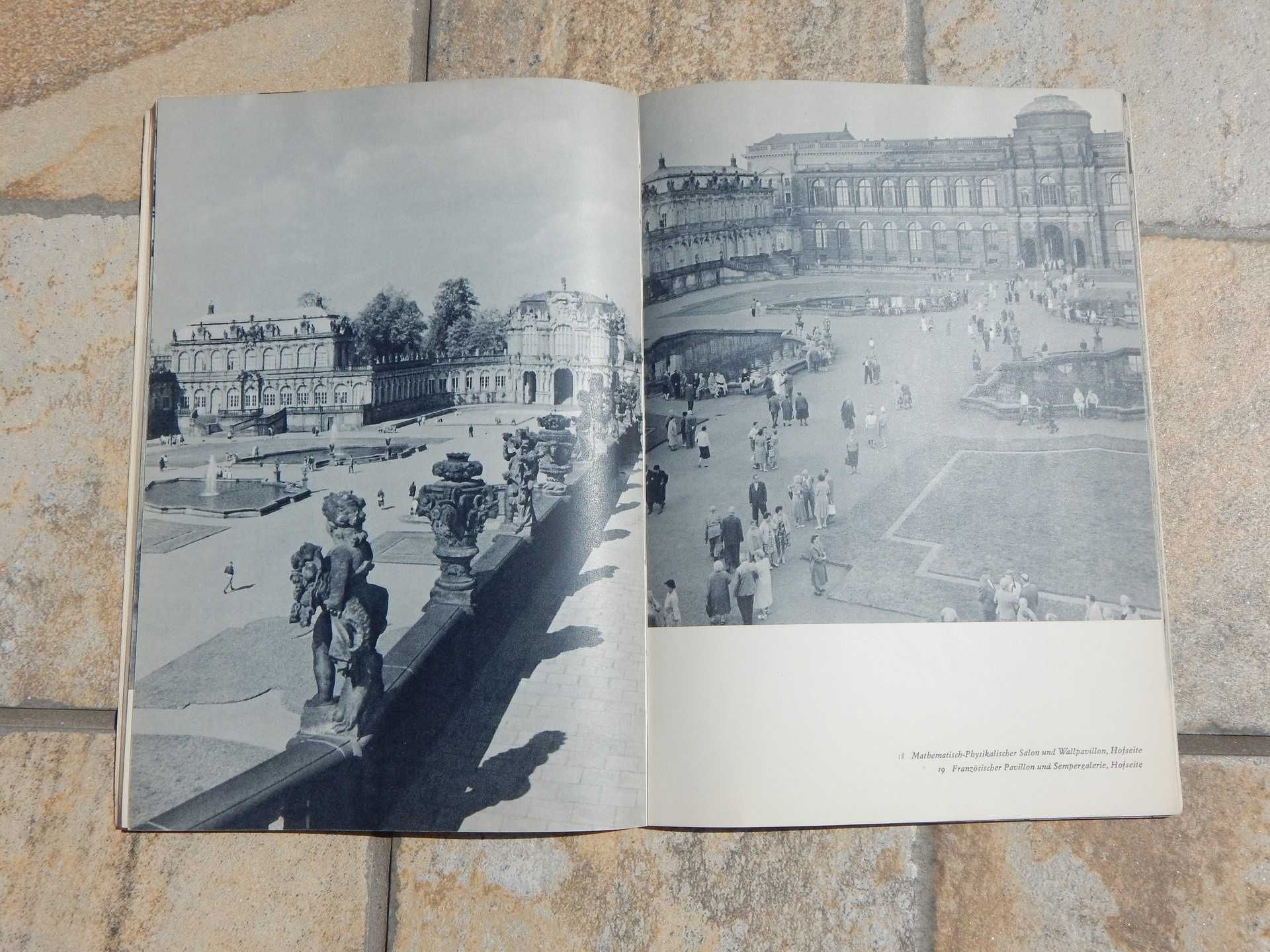 Carte prezentare Palatul Der Zwinger Dresda limba germana 1966