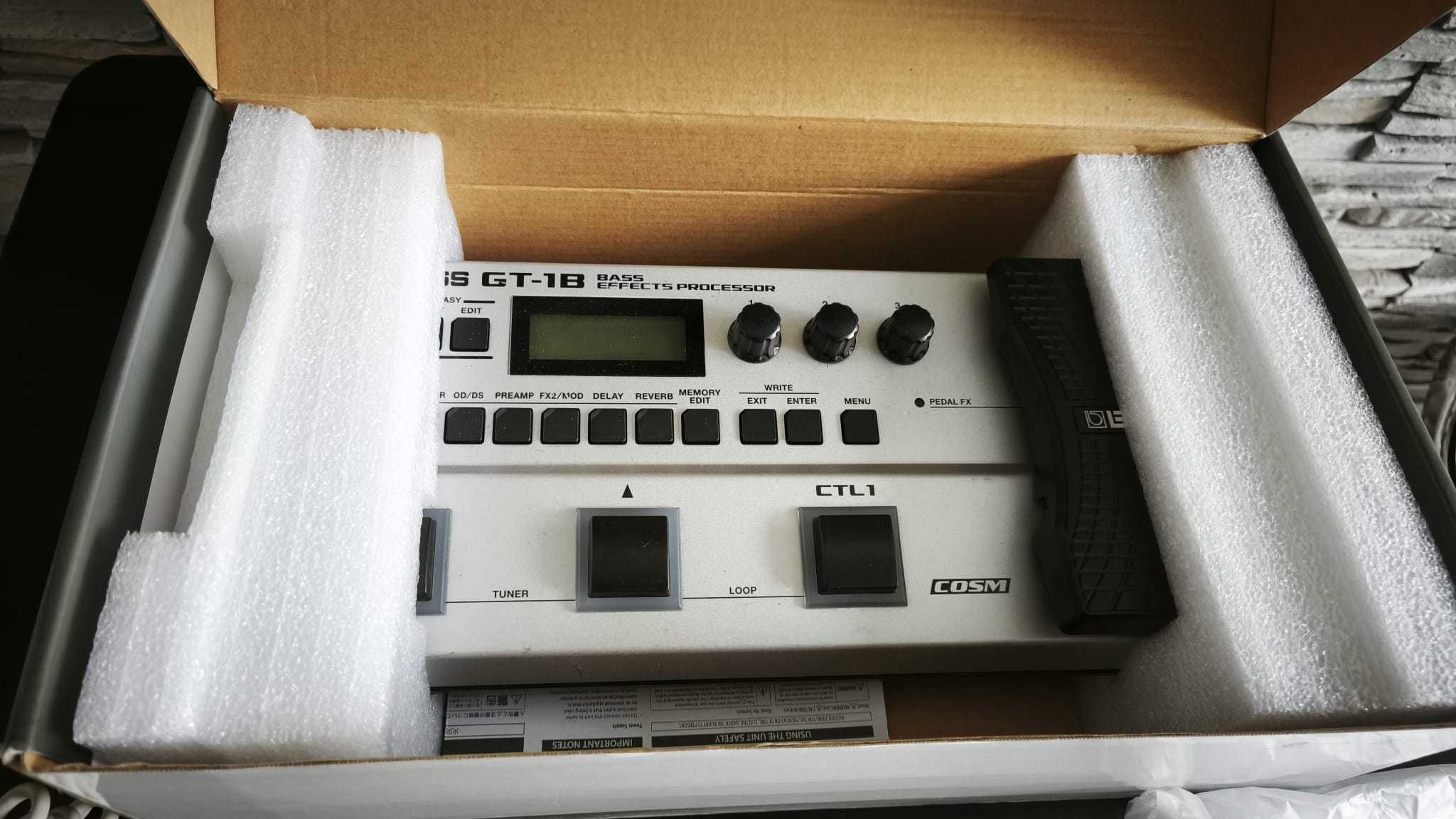 Procesor BOSS chitara bass GT-1B în cutie - Garanție