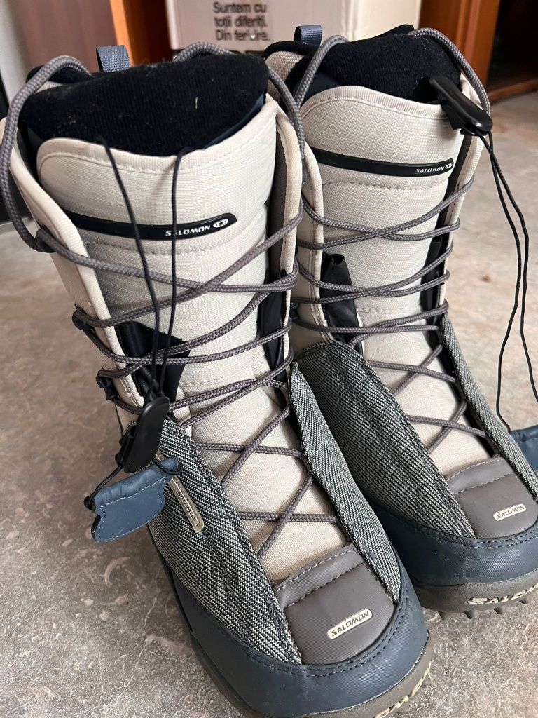 Snowboard cu placa cu legături și boots marimea 38 , marca Salomon