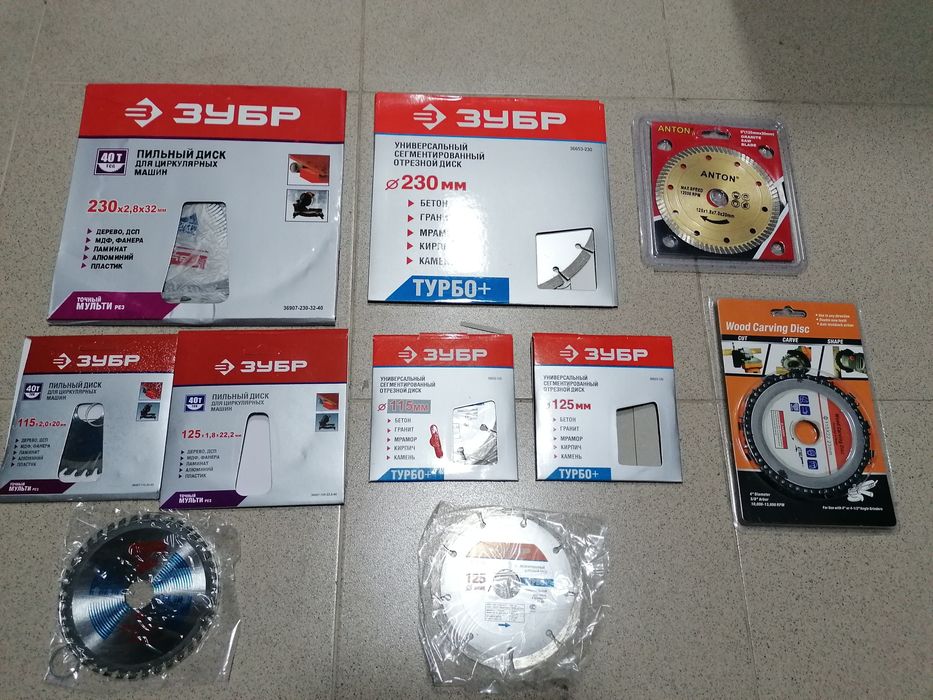 Кечета за полиране, за ъглошлайф, за шмиргел, за бормашина, други