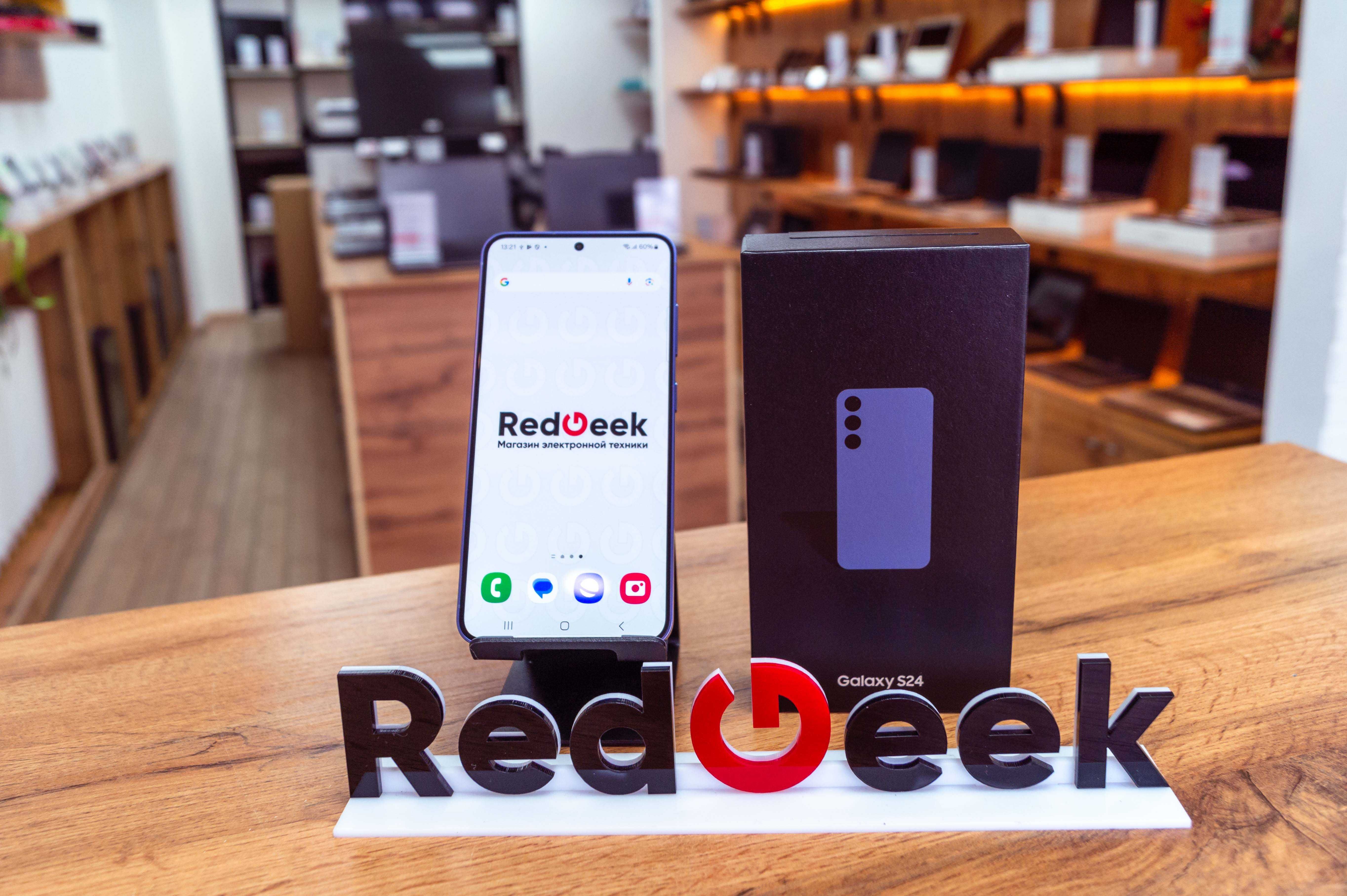 Новый Samsung S24| 128 GB| Cobalt Violet |Распечатанный| Red Geek