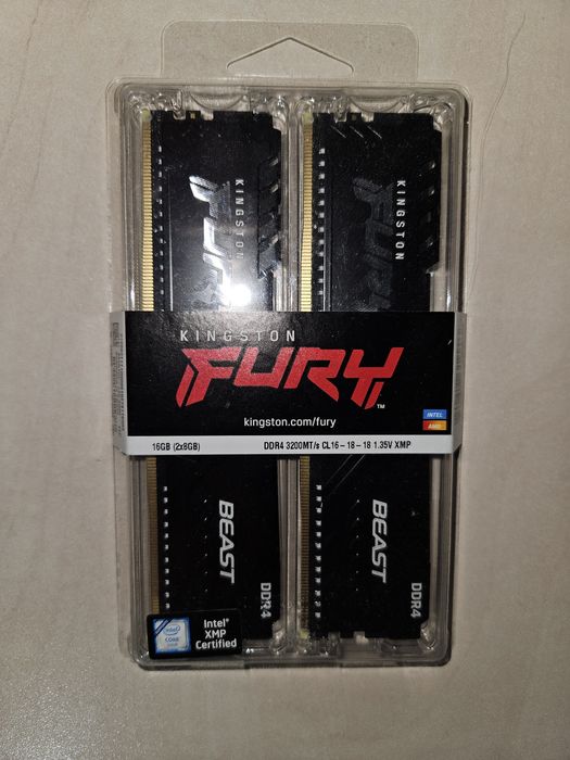 Оперативная память Kingston 2x8 Gb, 3200MHz