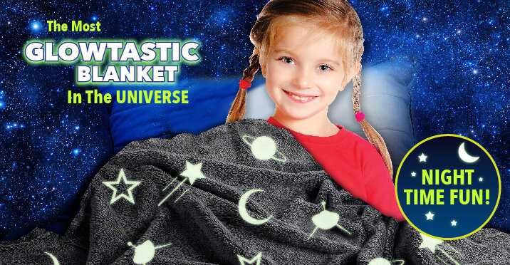 Светещо в тъмното  одеало MAGIC BLANKET