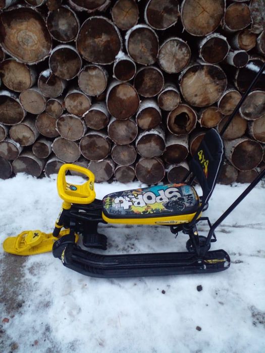 Продам снегокат (с доп.колесами)