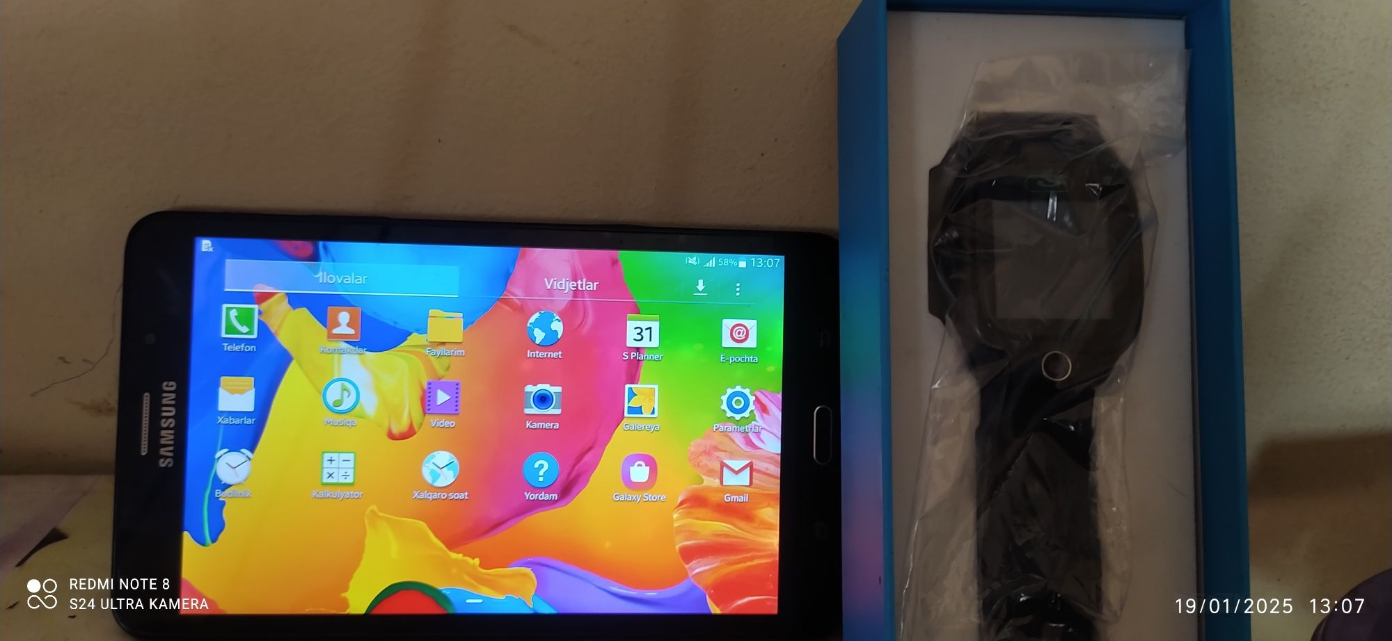 Samsung tab 4 va smart watch bolalar uchun