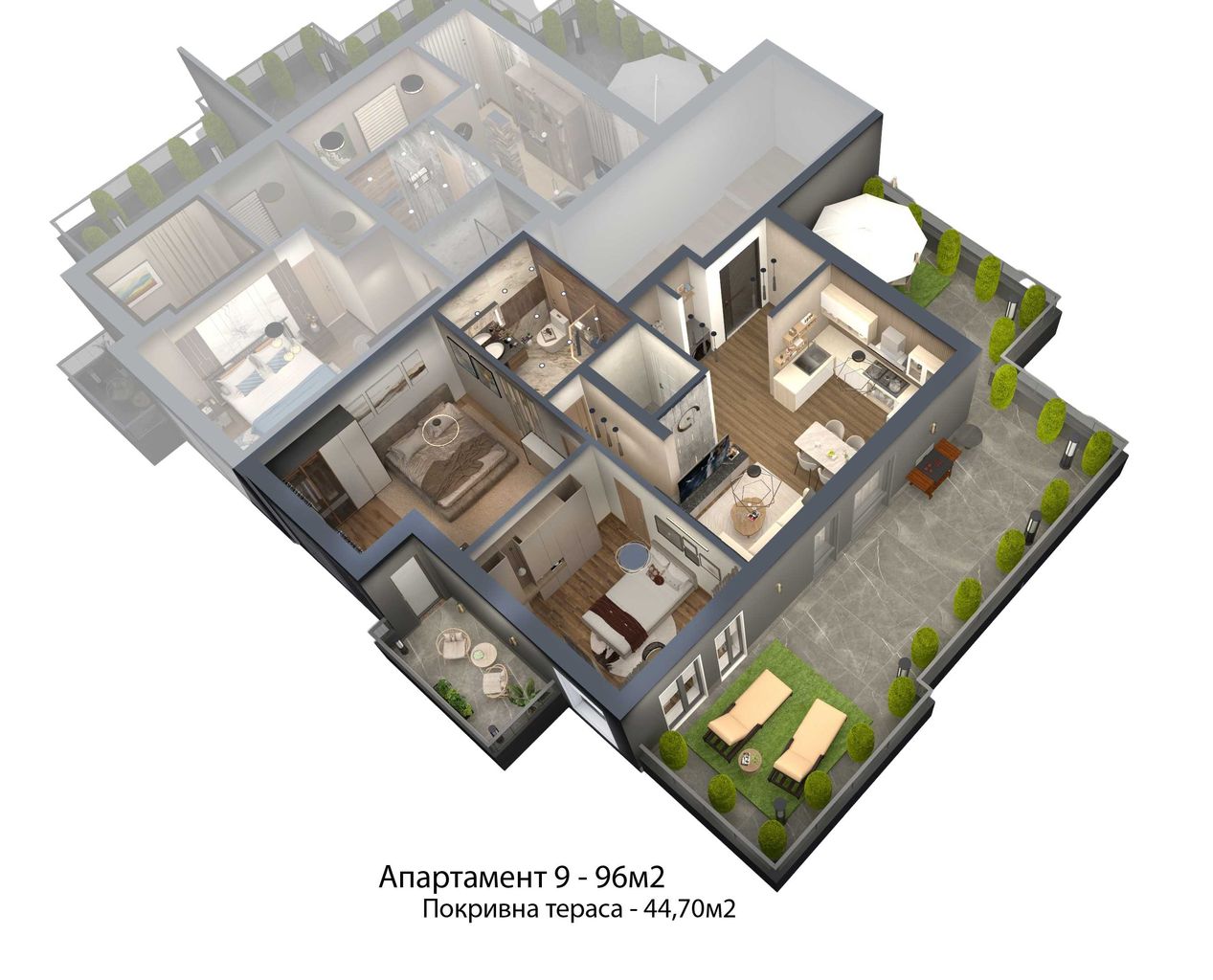 Продава се Многостаен апартамент в София, Княжево - 96 кв.м за 16 €/кв.м - Снимка #4