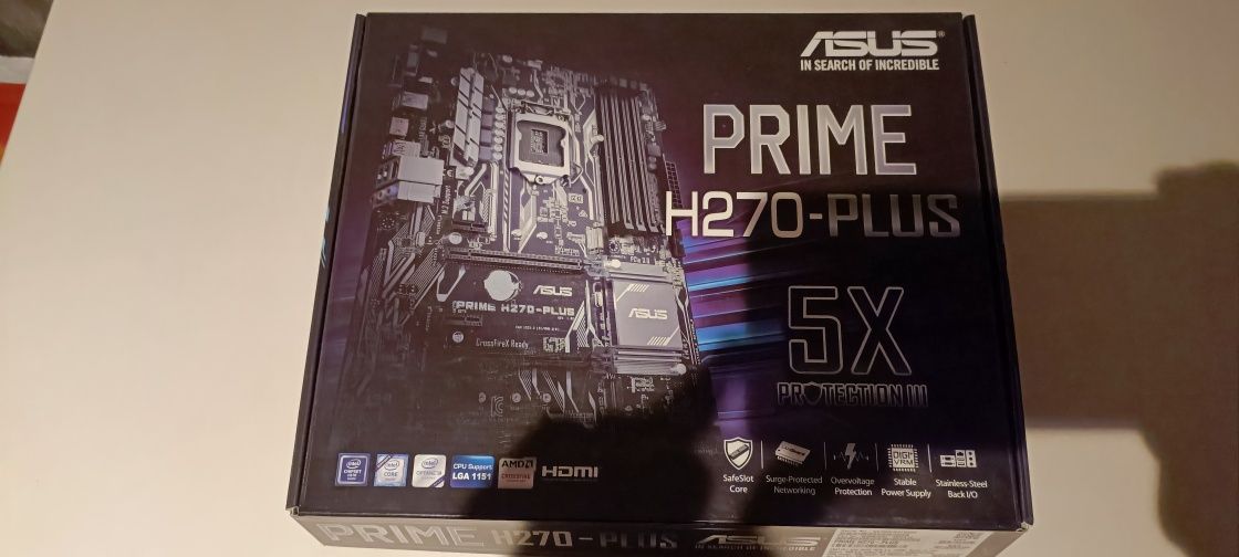 Продавам процесор Intel pentium g4560 и дъно asus prime h270 plus