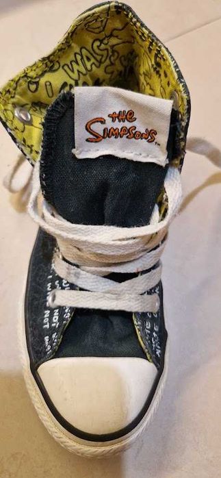 Converse, детски кецове, 30 номер, лимитирана серия The Simpson's