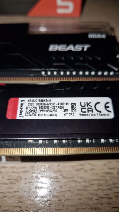 Ryzen 5 5500 + kit Kingston Fury Beast 16 gb