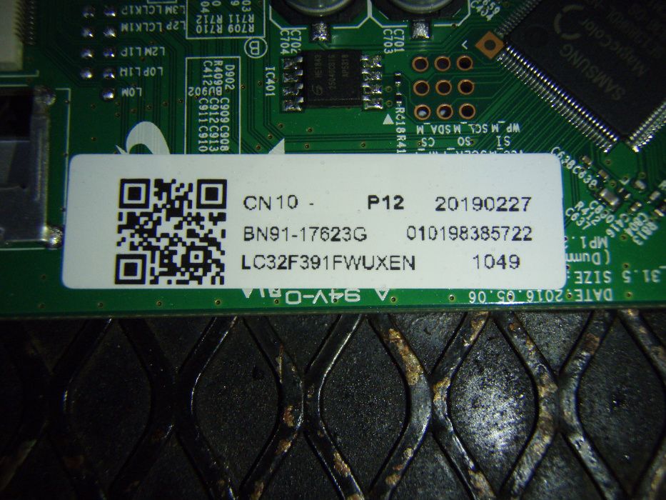 Placa de baza BN91-17623G de pe monitor Samsung LC32F391FWUXEN