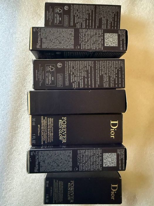 Dior Forever ,Forever skin glow,Forever natural nude,undercover 30 ml