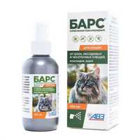 Барс Спрей инсектоакарицидный для кошек и собак от блох, клещей 100 мл