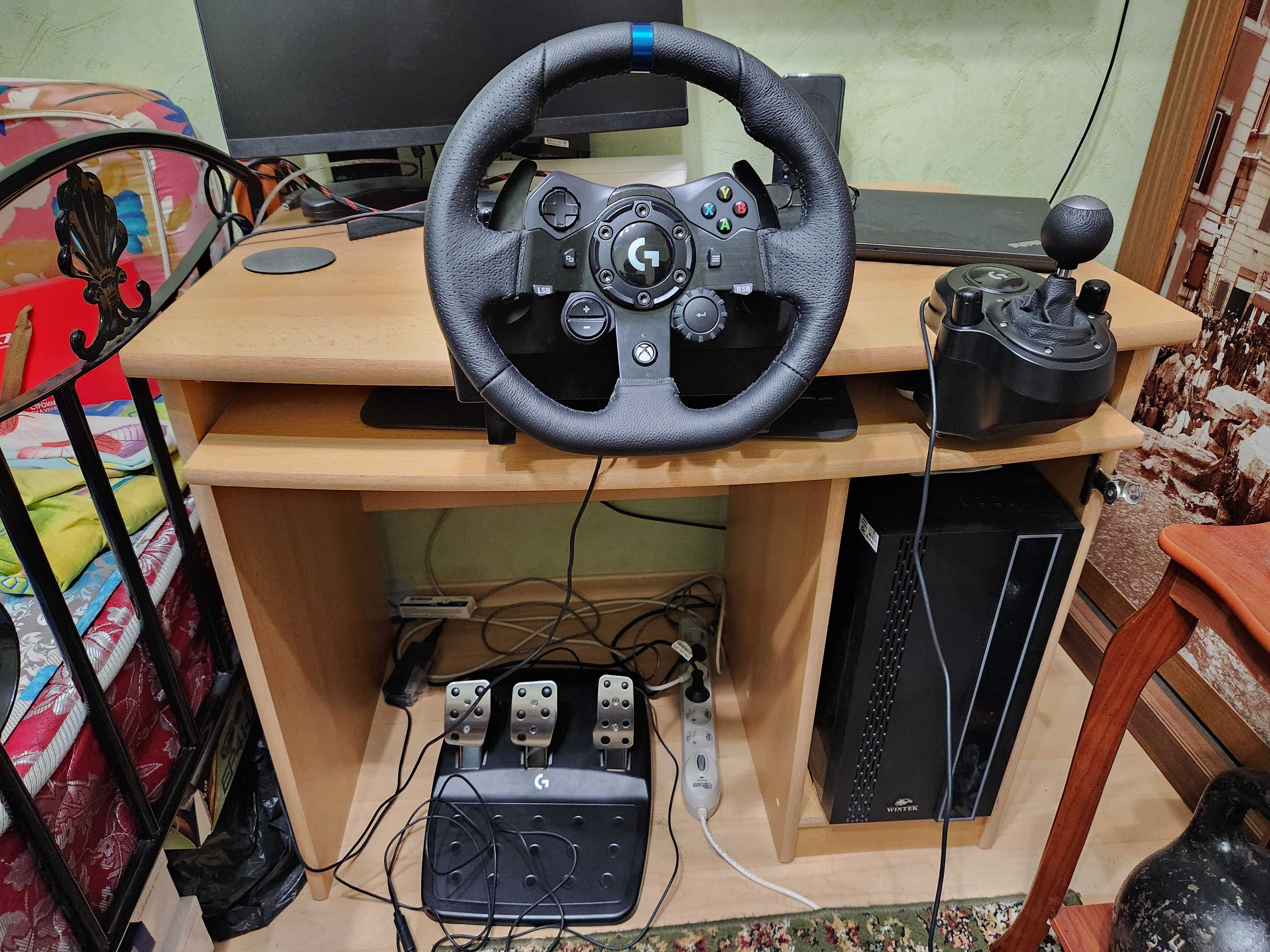 Игровой контроллер - Руль + КПП - Logitech G923 True Force + Shifter