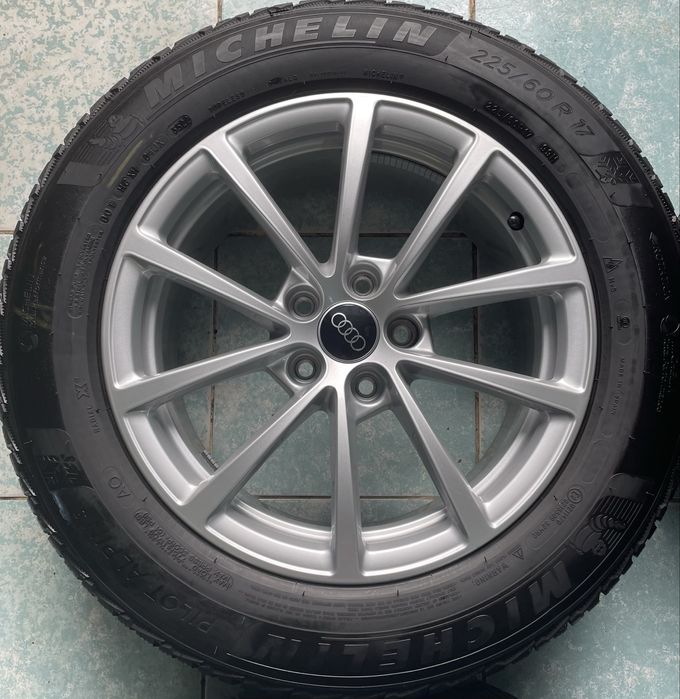 Jante aliaj R17 originale AUDI A6 C8 225/60/17 Iarna Michelin 2022