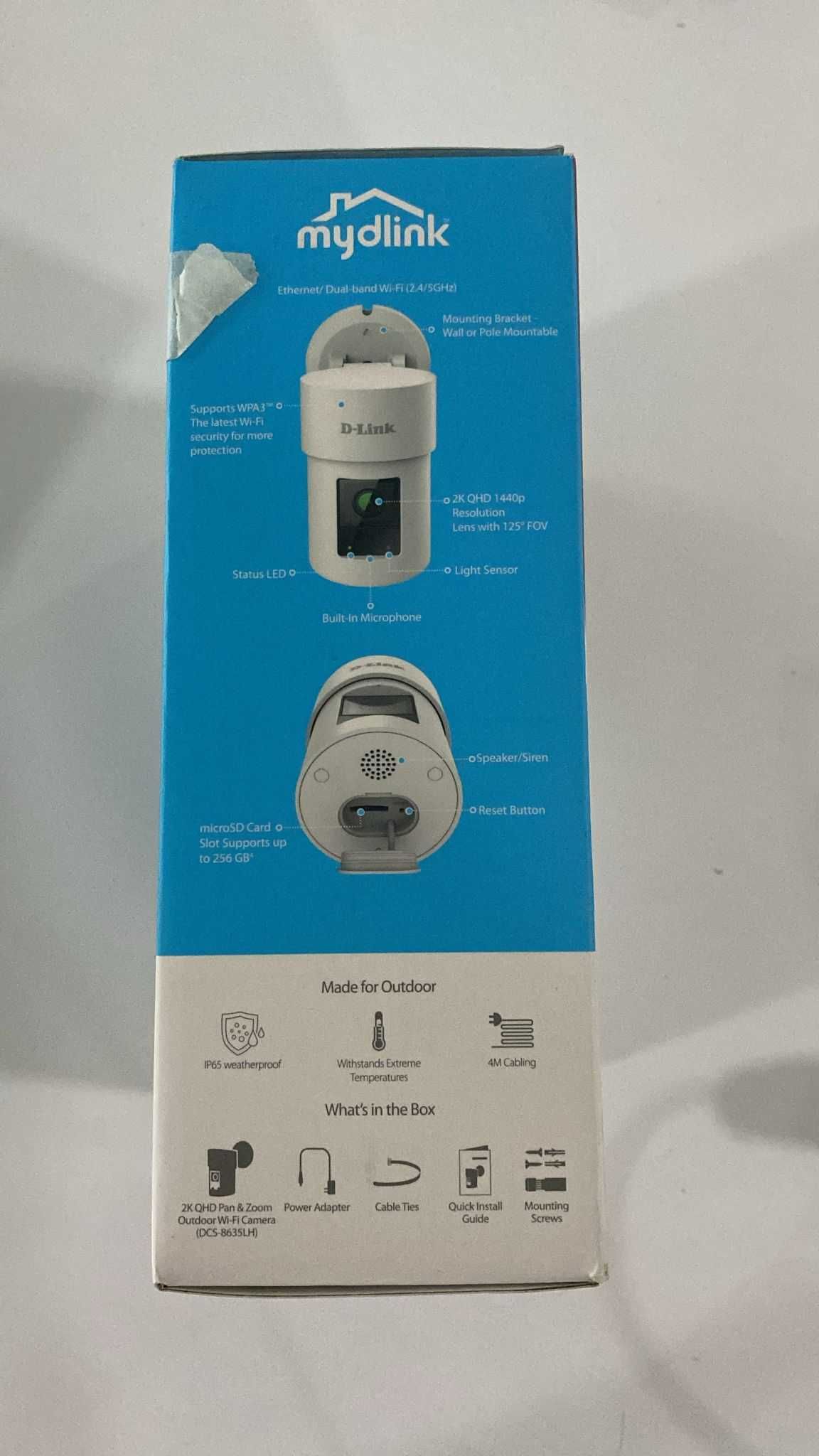 Camara exterior 2K QHD D-Link DCS-8635H mydlink