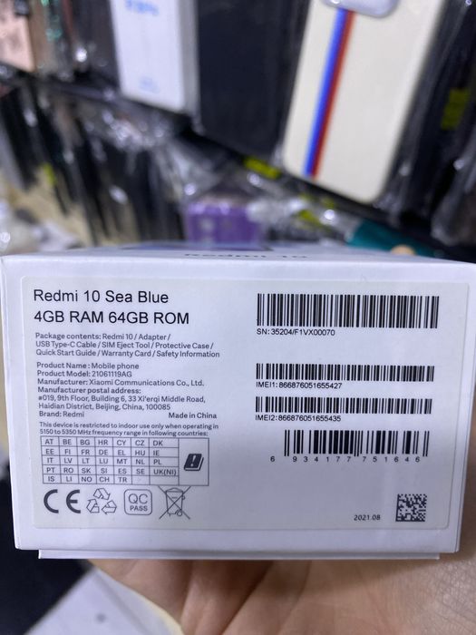 Redmi 10 4/64  imei otgan