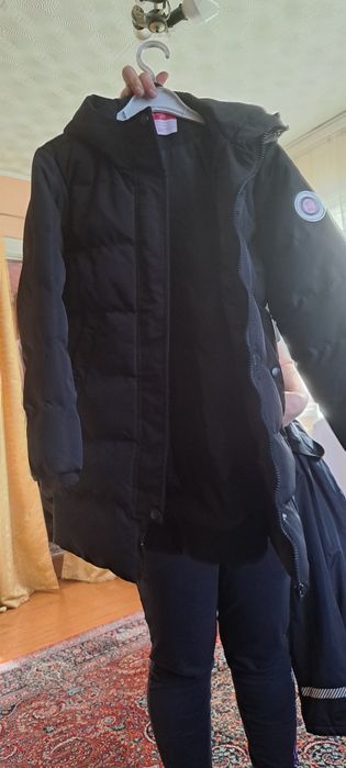 Куртка с теплыми штанами.