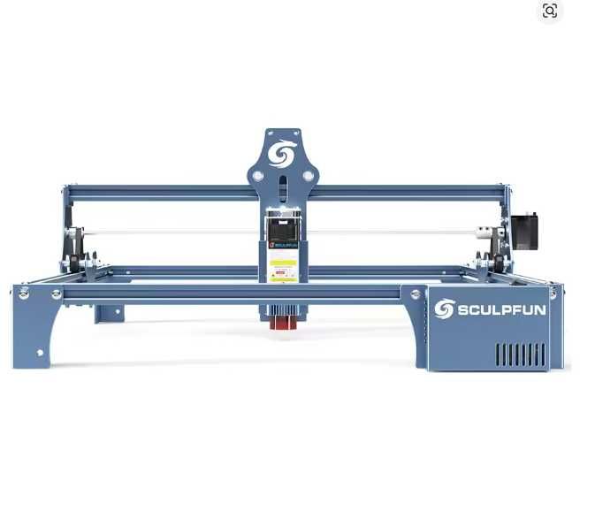 Masina de gravat S9, SCULPFUN, 90W, 410x420 mm, Blue, Garantie, NOU