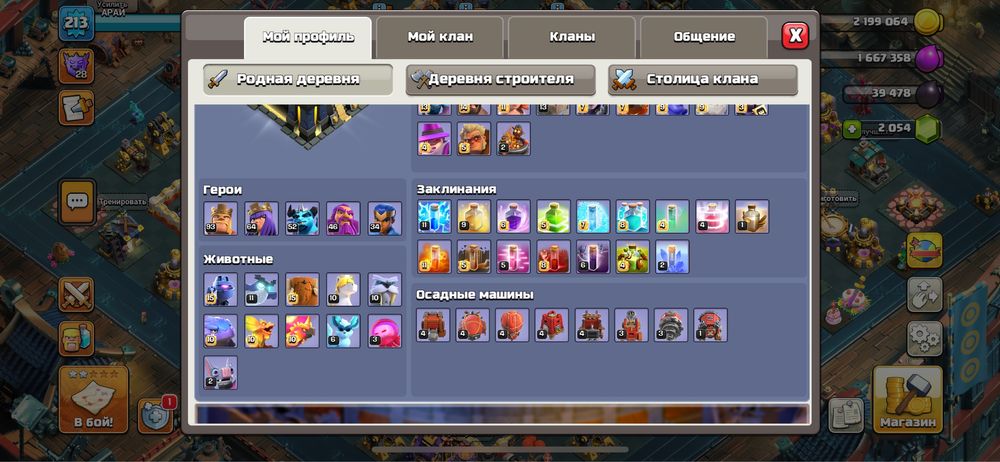 CoC th17 почти фулл деф.