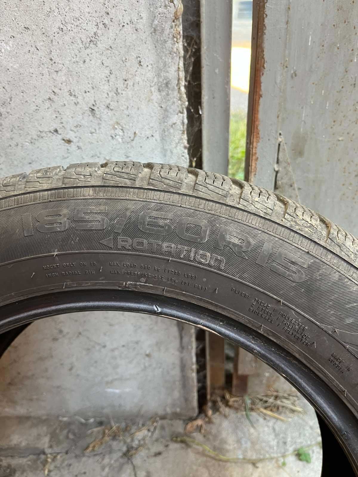 Зимни гуми Nokian 4бр  185/60/15