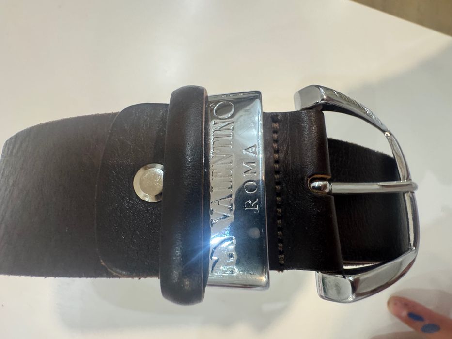 Колан -Valentino/колан от телешка кожа 100%