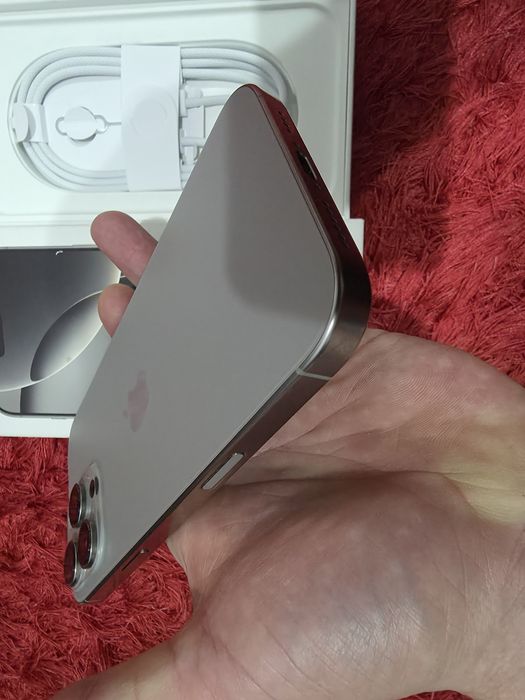 -Iphone 16Pro Max, ca Nou, 256Gb, 8Ram, Natural Titanium, bat: 100%-95