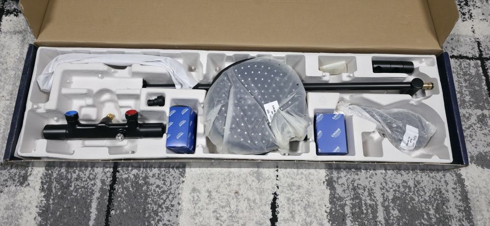 Душ система с термостат Grohe Tempesta 250 Cube