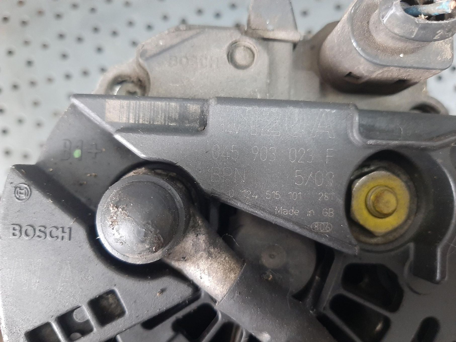 Alternator 1.4 tdi  vw polo 9n 6n seat ibiza cordoba skoda fabia  045903023f