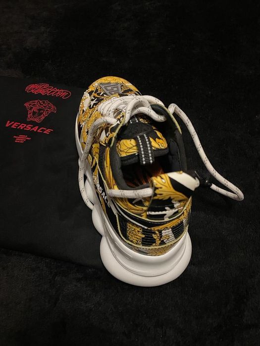 Versace Chain Reaction Yellow and black