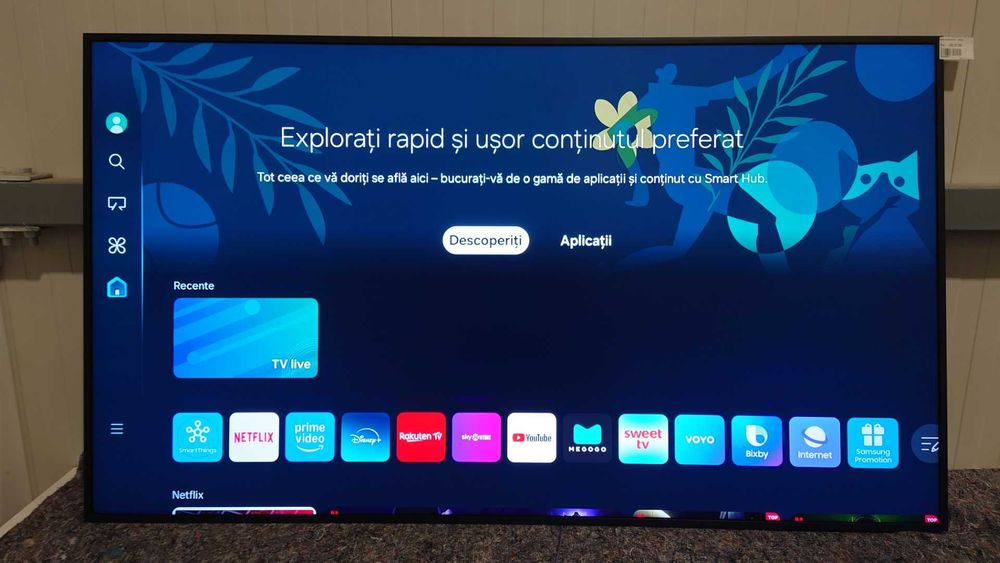 Televizor Samsung Tablou QLED The Frame 65LS03D, 163 cm,  4K Ultra HD