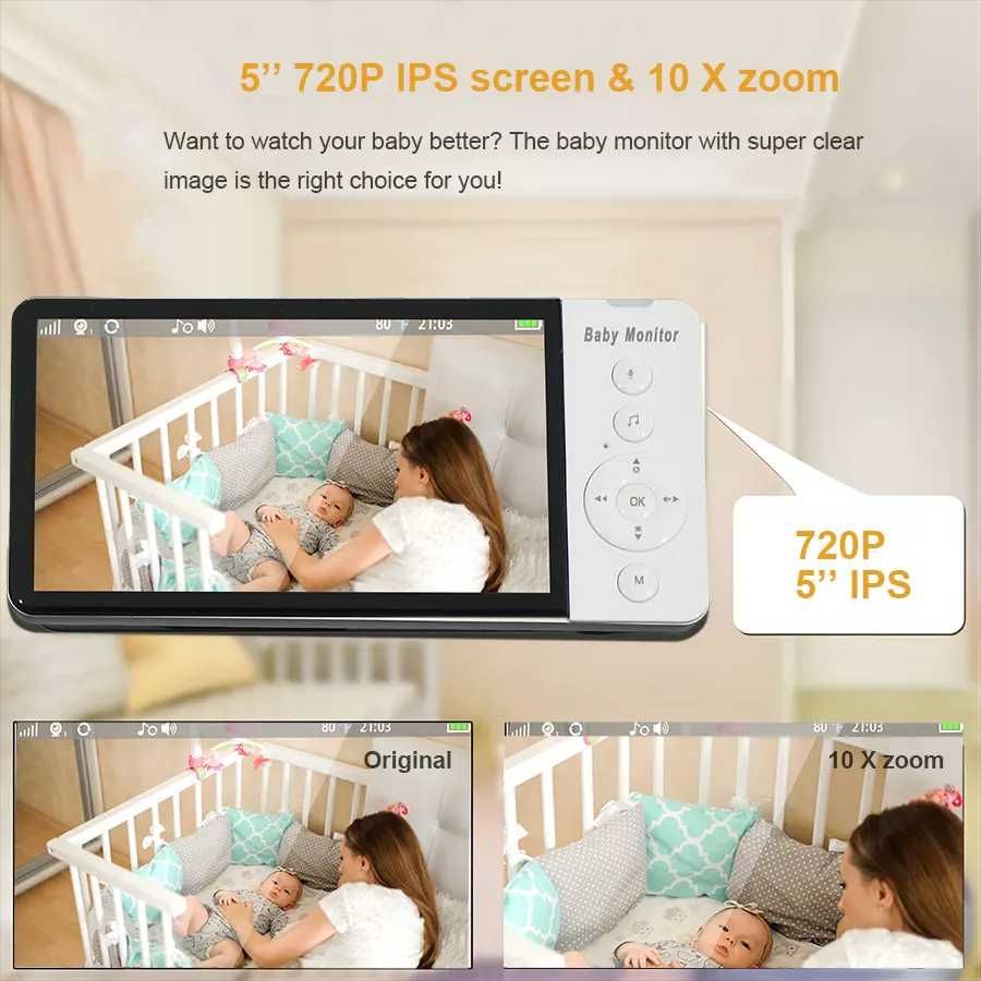 Baby Monitor Digital si Camera Audio-Video Wireless Supraveghere Bebe